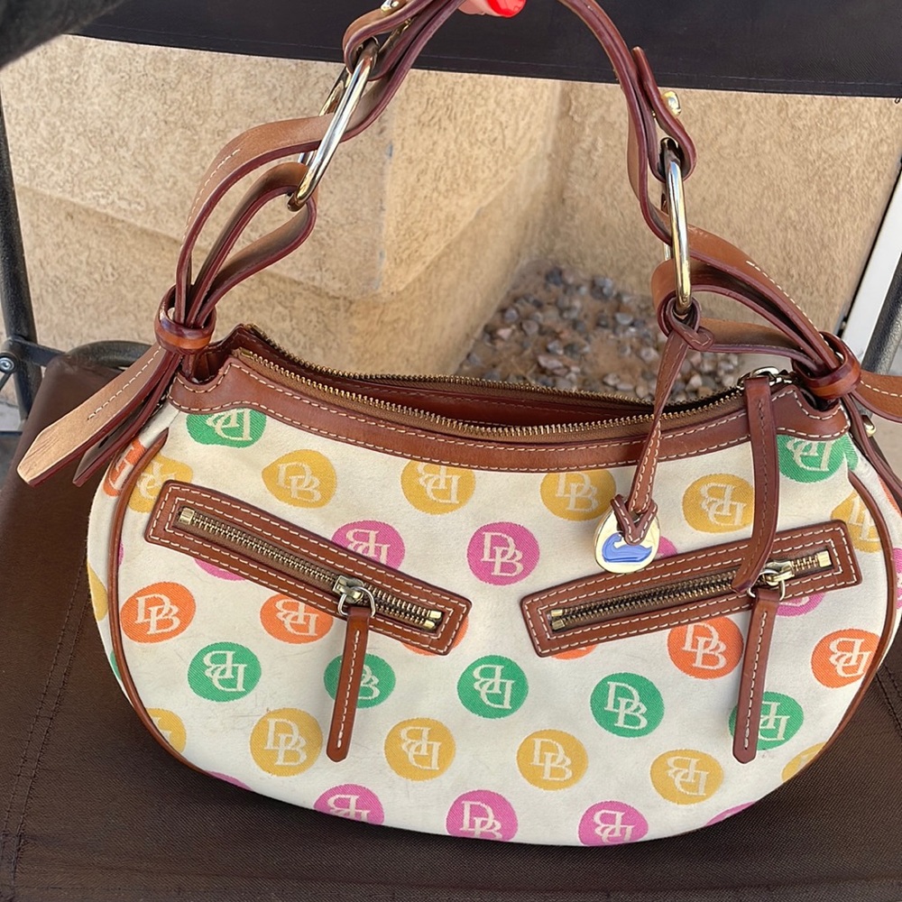 Multi colored Dooney and Bourke